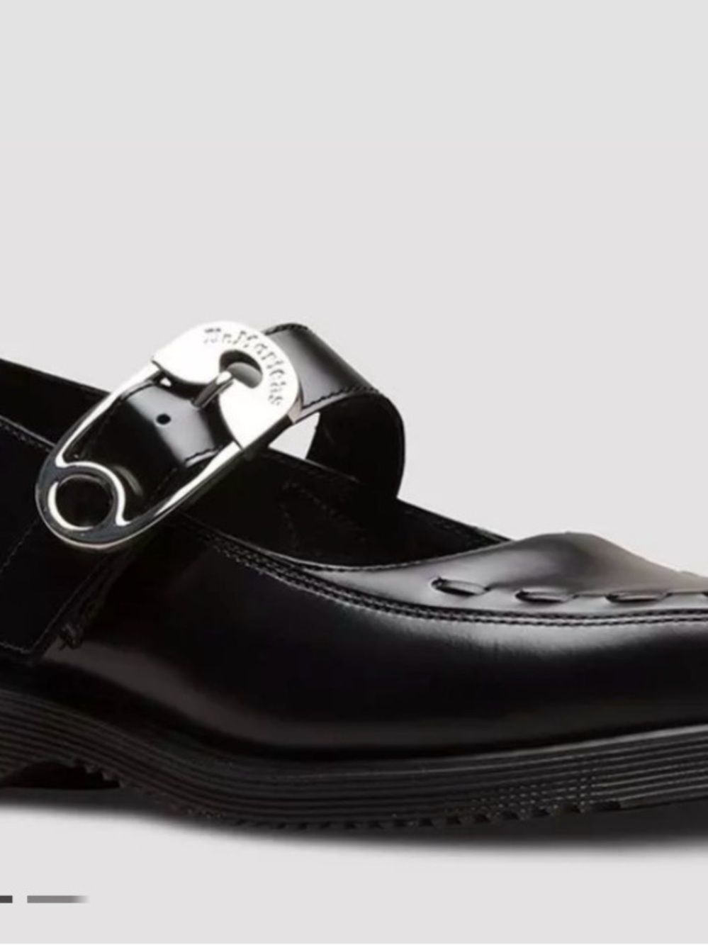 Dr. Martens Mary Jane Cammi with safety pin detail. - Picture 4 of 7